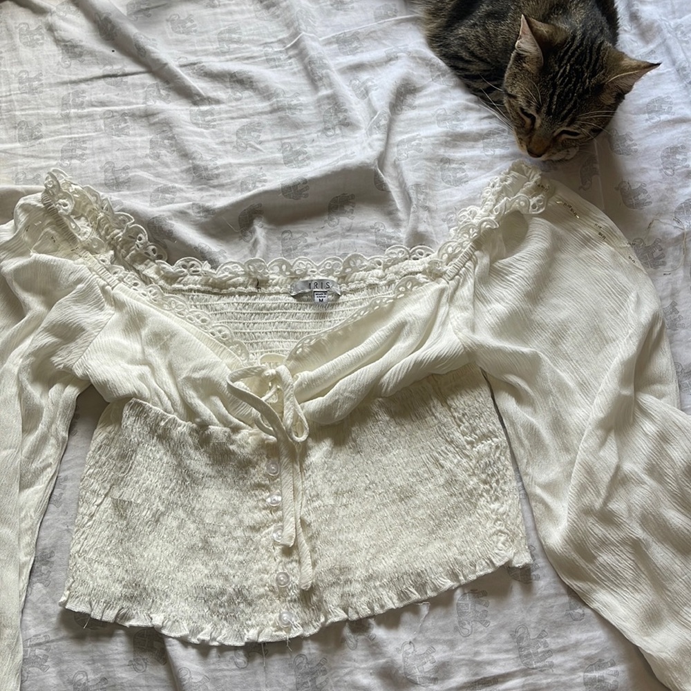 white top